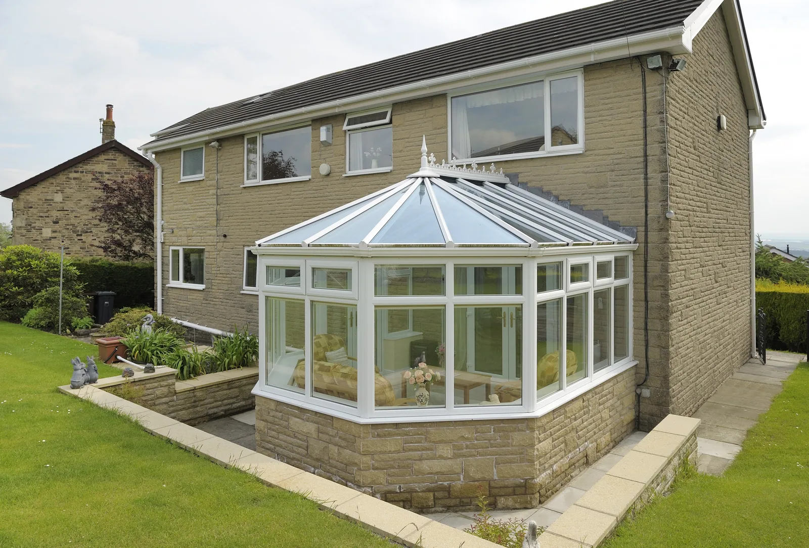 Victorian style conservatory on a British property